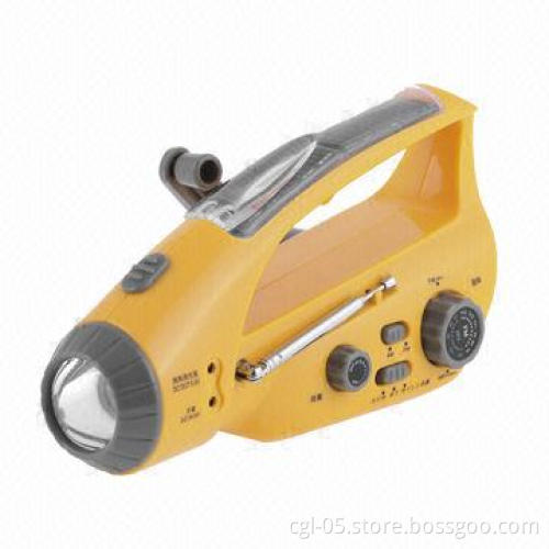 Portable Solar Torch Lighting with 12,000mcd LED Brightness and 350mA Output Current